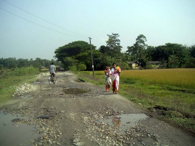 This was a sealed road