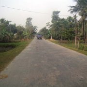 Recently repaired road