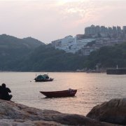 Sunset on Stanley Bay